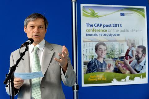 Komisař pro zemědělství Dacian Cioloş zahajuje konferenci o reformě SZP po roce 2013