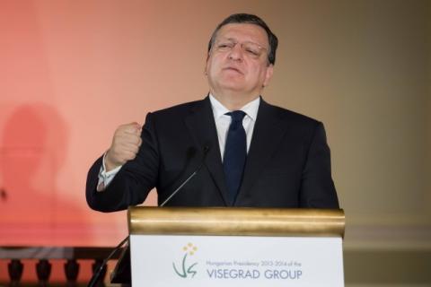 Barroso v Budapešti na setkání V4