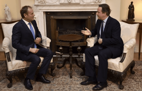 Schůzka Tuska a Camerona