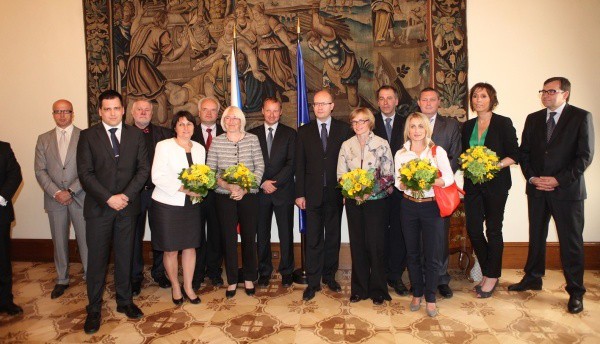 Setkání premiéra s novými europoslanci