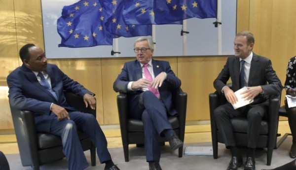 Setkání prezidenta Nigeru s představiteli institucí EU