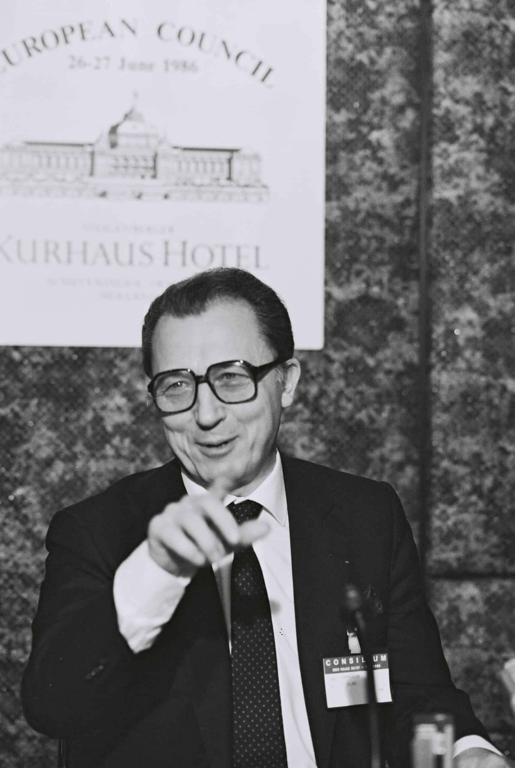 Jacques Delors 1986 - audiovisuální archiv EU