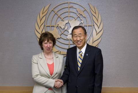 Ashtonová v OSN