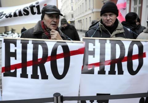Podpora přijetí eura v Lotyšsku není velká