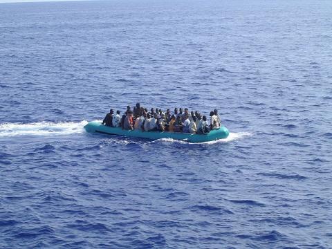 Italský ostrov Lampedusa čelí velkému náporu imigrantů z Afriky