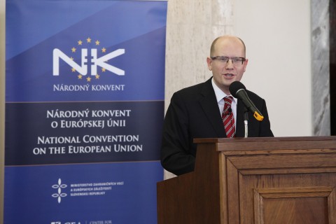 Sobotka - Národní konvent o EU