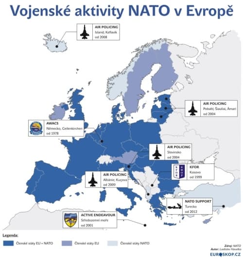 Mise NATO v Evropě