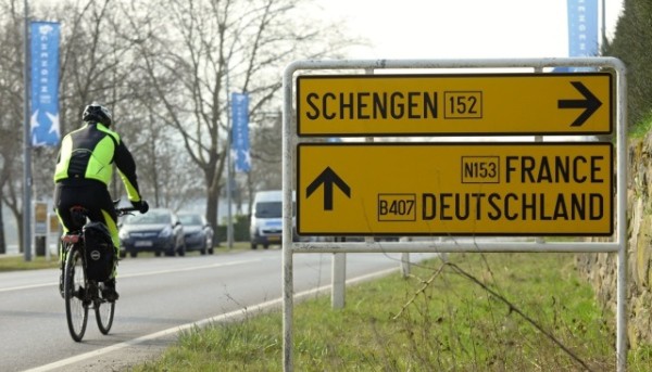 směrovka Schengen