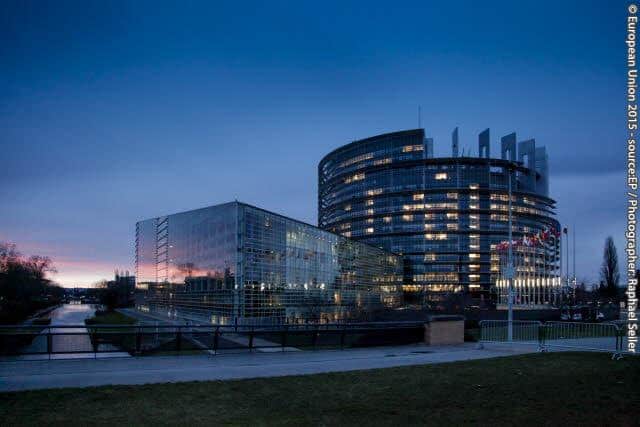 Sídlo Evropského parlamentu ve Štrasburku