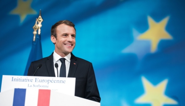 Macron, projev Sorbonna