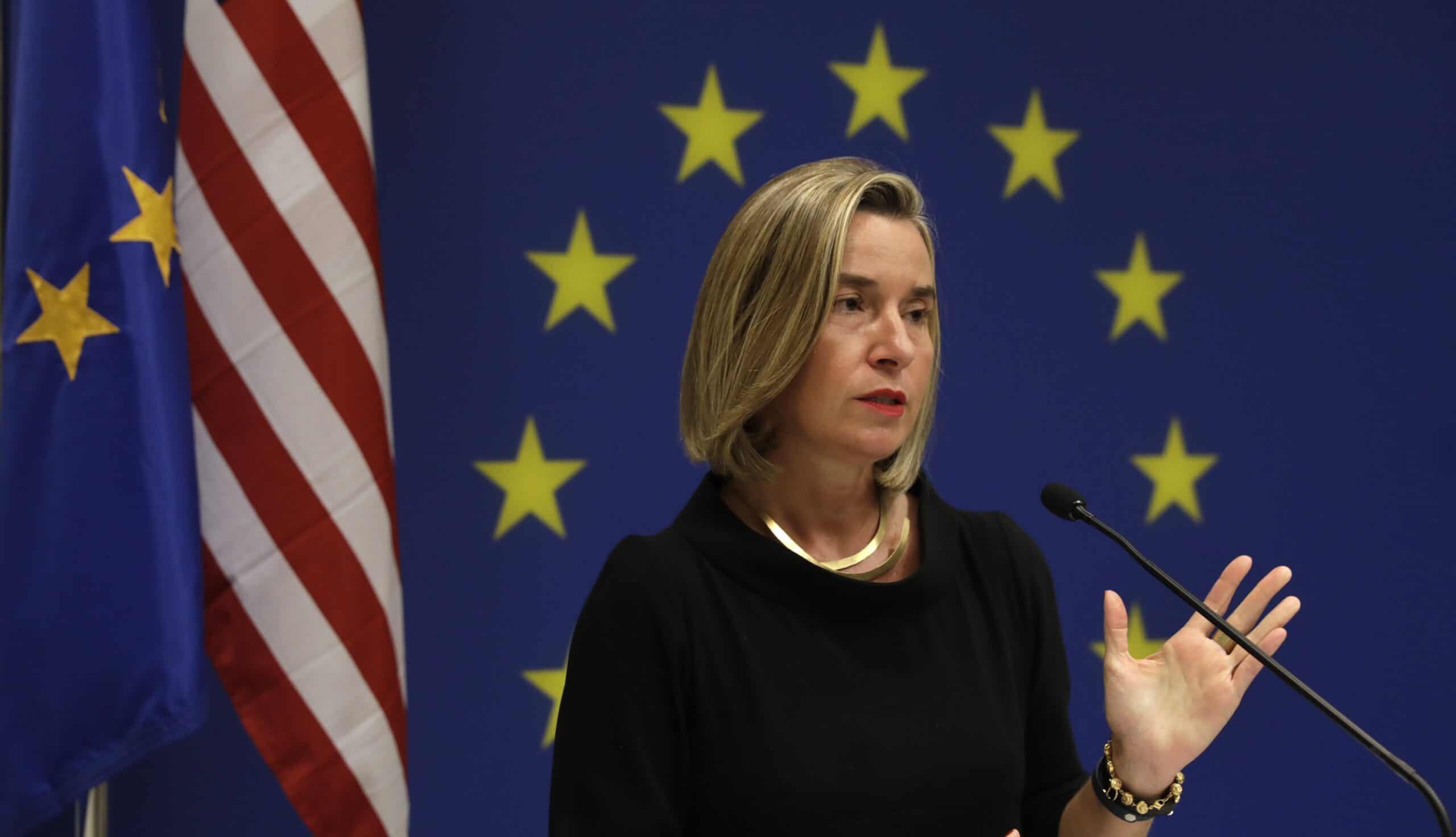 Mogheriniová, USA, sankce