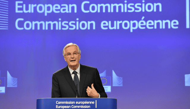 Unijní vyjednavač pro brexit Michel Barnier