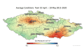 Přečtete si více ze článku V ČR je neobvykle nízká vlhkost půdy, ukazují satelitní data