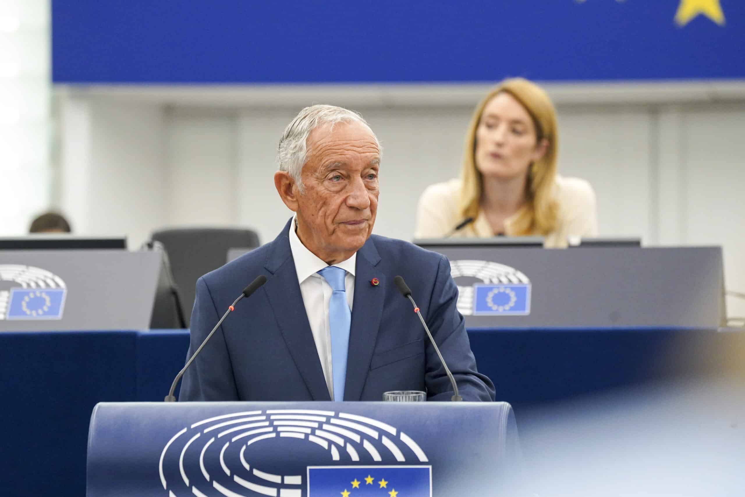 Přečtete si více ze článku Portugalský prezident v Evropském parlamentu vyzval k jednotě, varoval před zanedbáním Afriky