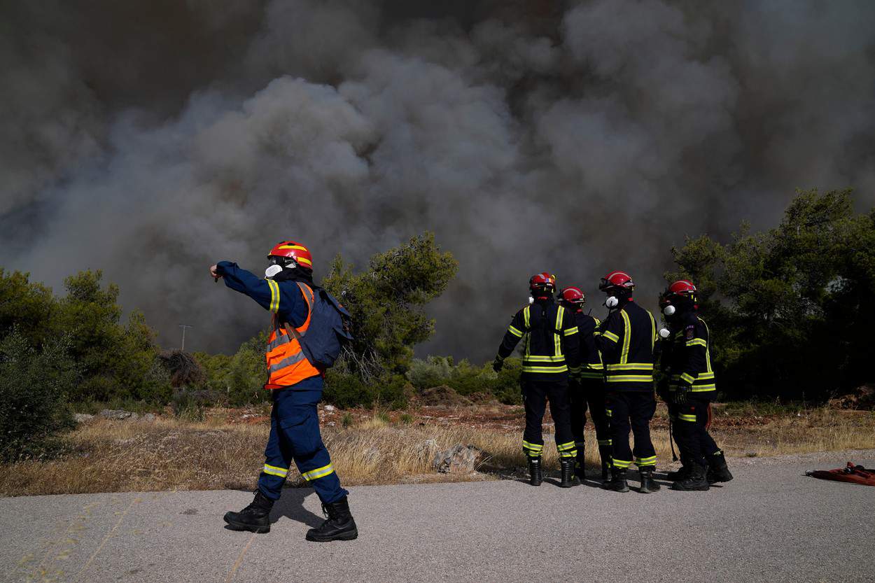 Přečtete si více ze článku EU vyslala hasiče do Řecka, ve Středomoří pokračují úmorná vedra